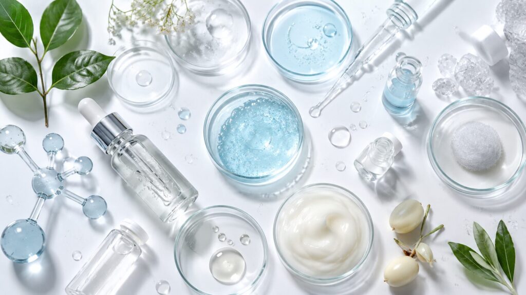 Key lightweight moisturizer ingredients for oily skin including hyaluronic acid and niacinamide